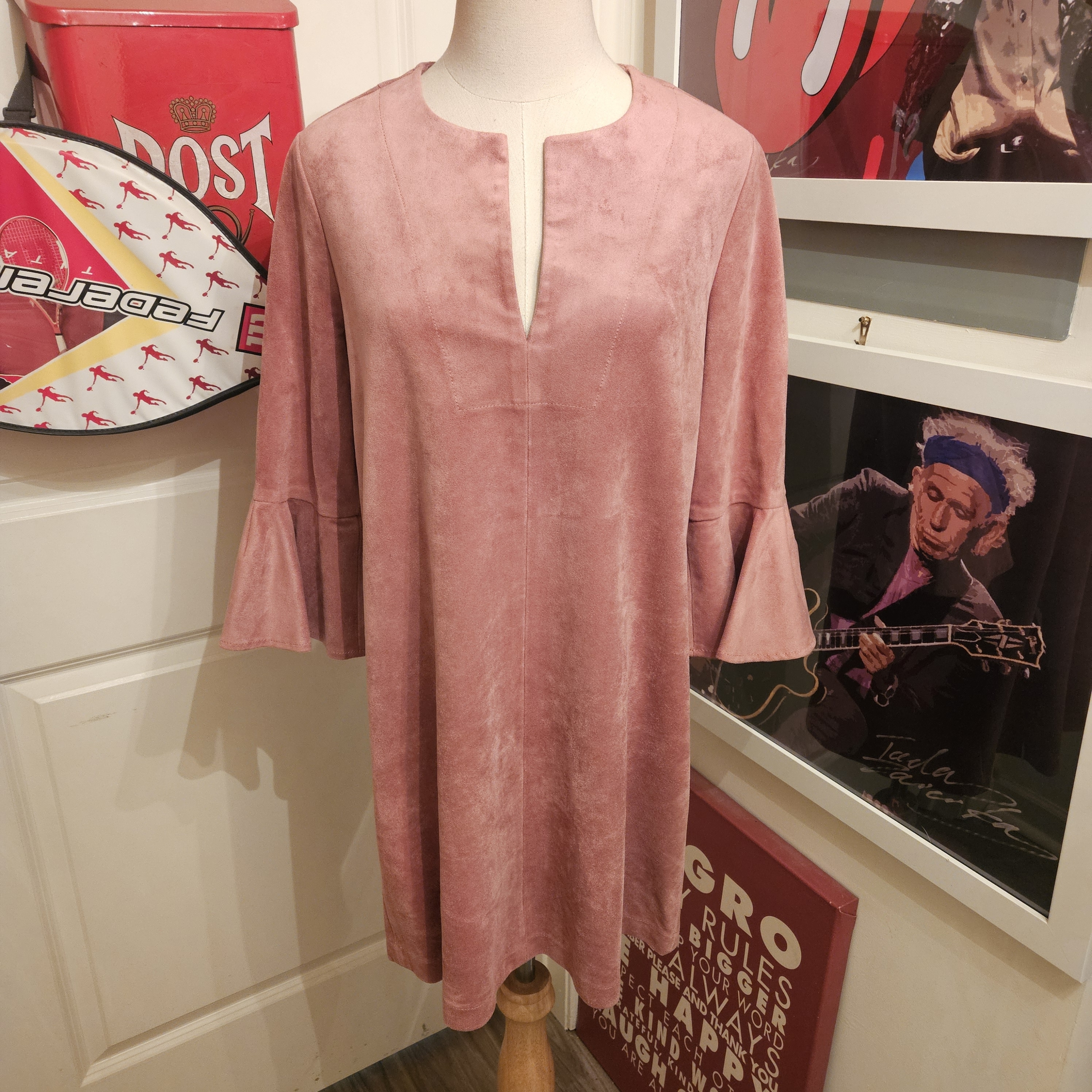 Bcbgmaxazria Blush Long Sleeve Dress
